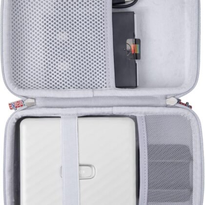 khanka for Fujifilm Instax Link Wide Printer Hard Travel Case (White)