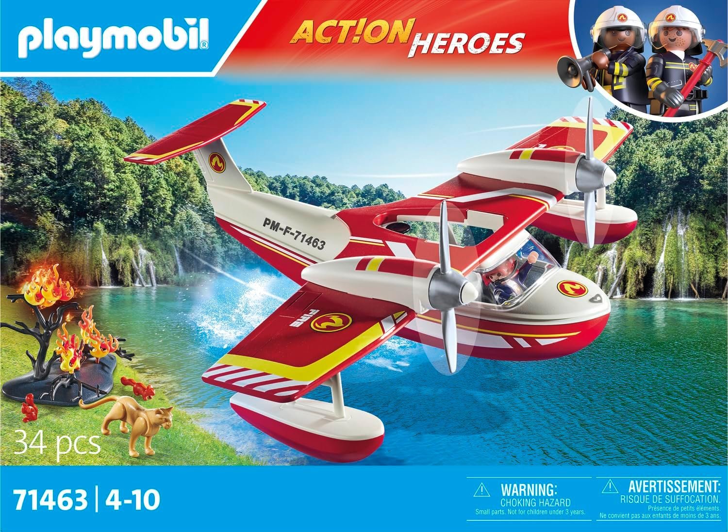 Playmobil Firefighting Seaplane - Image 4