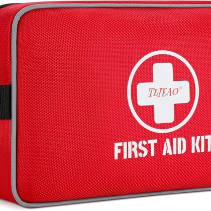330 Piece First Aid Kit, Premium Waterproof Compact Trauma Medical Kits for Any Emergencies, Ideal for Home, Car, Travel, Camping, Hiking, Truck, Office, Sports (Medium)