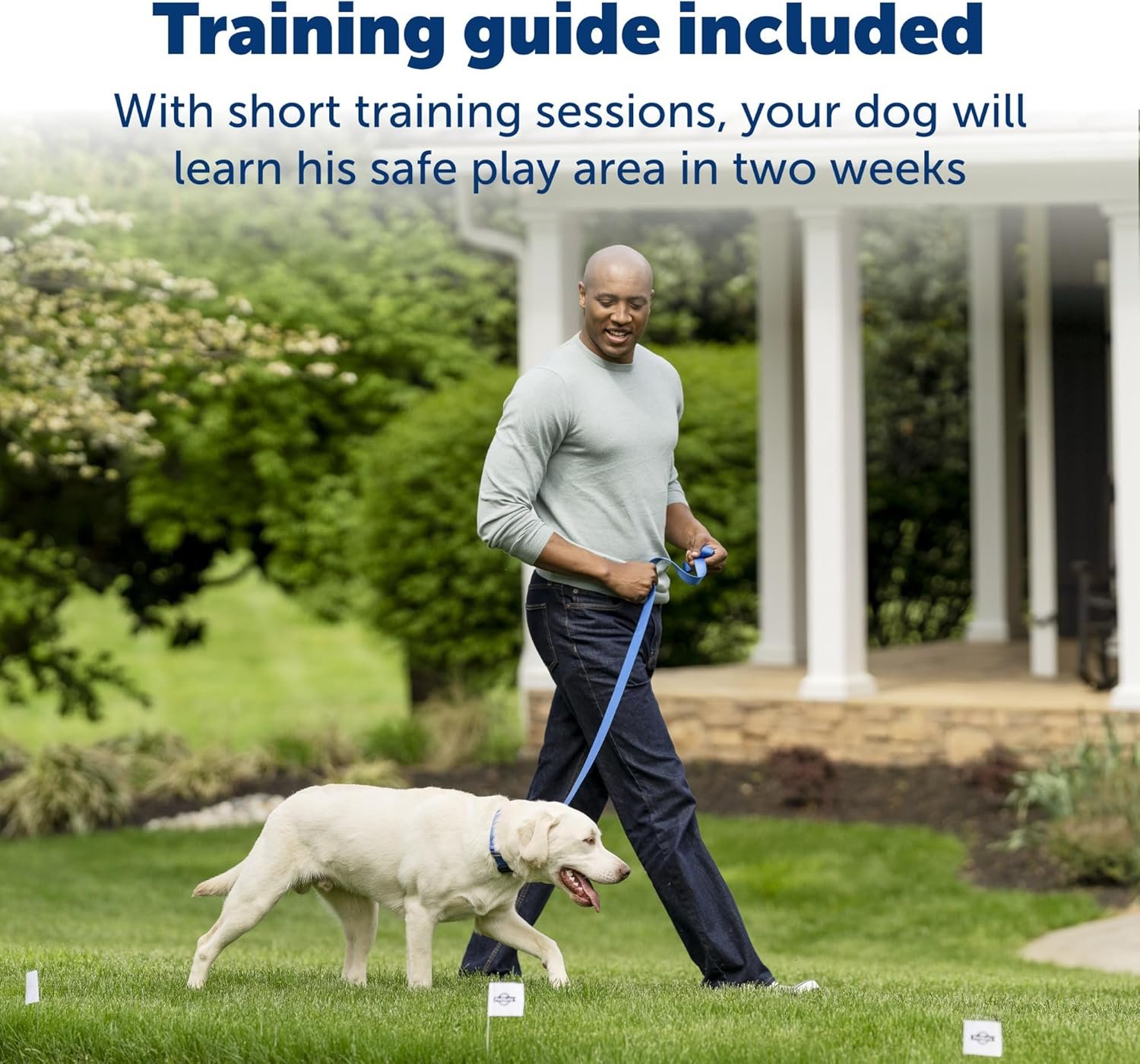 PetSafe Stay & Play Pet Fence Wireless, Dog Fence Collar Rechargeable Receiver Collar, Waterproof Design, Compatible with All PetSafe Wireless Fences, Invisible Wireless System (Black) - Image 4