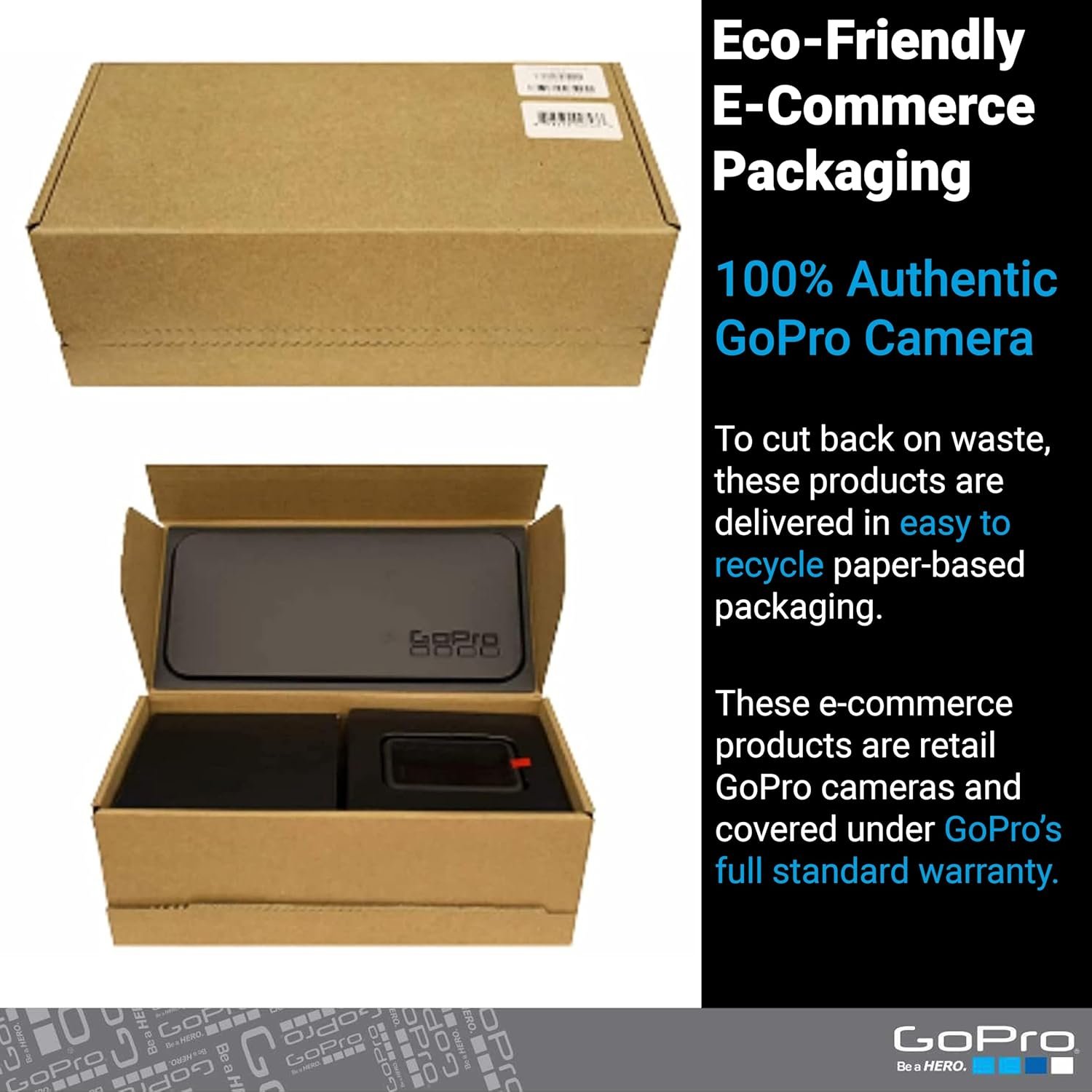 GoPro Hero12 Black E-Commerce Package - Waterproof Action Camera with 5.3K60 Ultra HD Video, 27MP Photos, HDR, 1/1.9" Image Sensor, Live Streaming, Webcam, Stabilization - Image 3