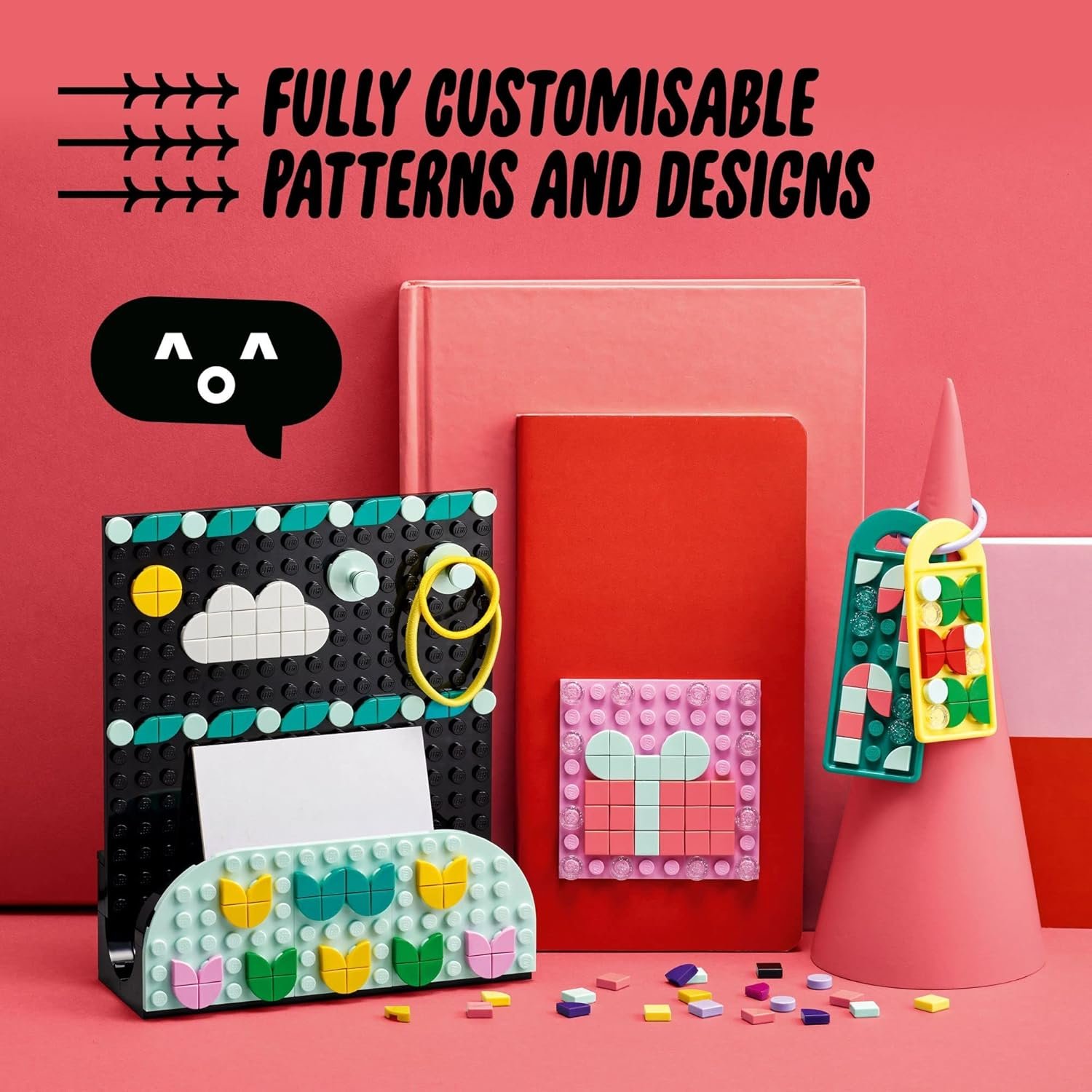 LEGO DOTS Designer Toolkit 10 in 1 Patterns Building Toy 41961 Arts and Craft Set for Creative Kids, Design Patches, Photo Frame, Pencil Holder, and More. 860+ Tiles. Gift Idea for Boys Girls Age 8+ - Image 3