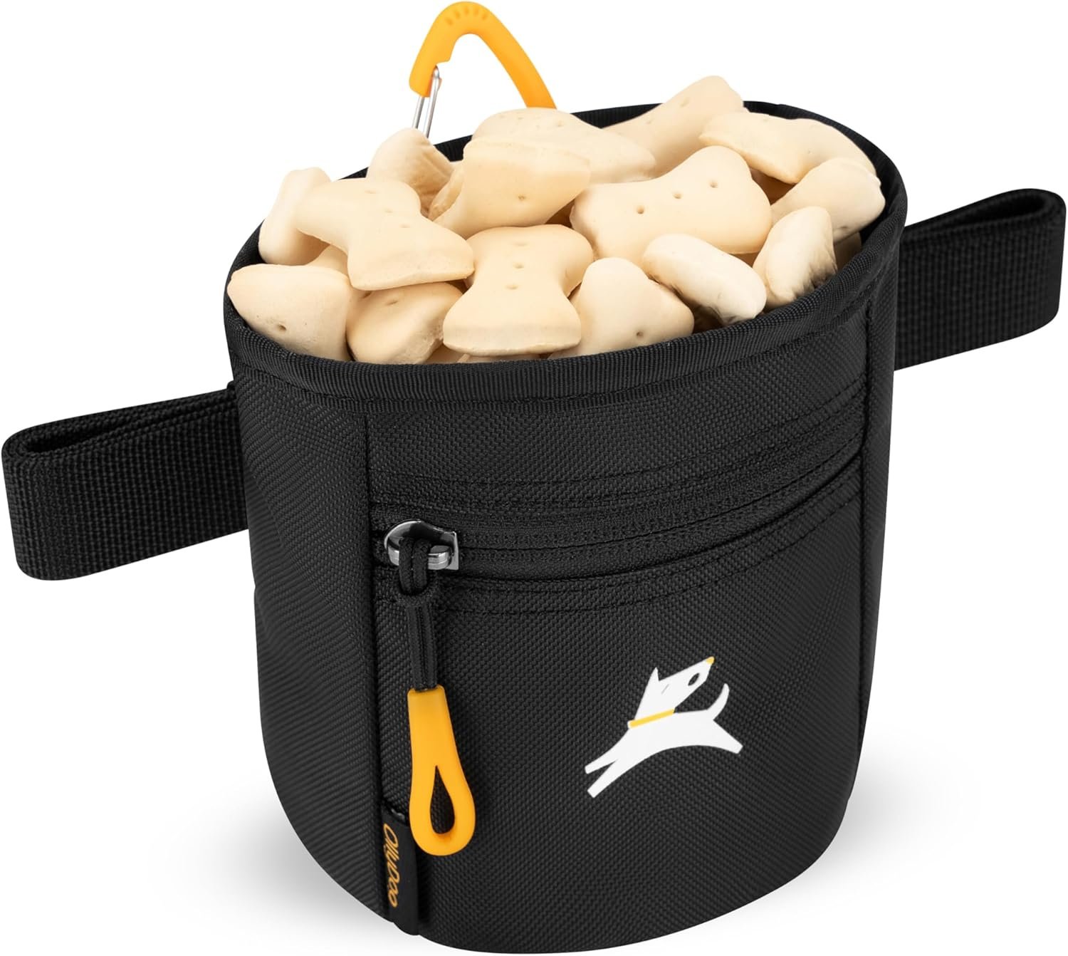 OllyDog Goodie Treat Bag, Dog Treat Pouch, Waist Belt Clip for Hands-Free Training, Magnetic Closure, Dog Training and Behavior Aids, Three Ways to Wear (Raven S'25) - Image 6