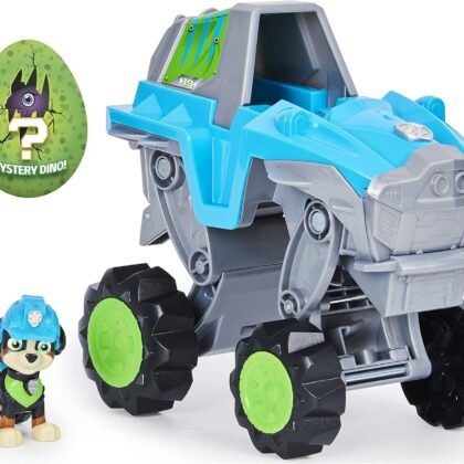 Paw Patrol, Dino Rescue Rex’s Transforming Vehicle with Mystery Dinosaur Figure