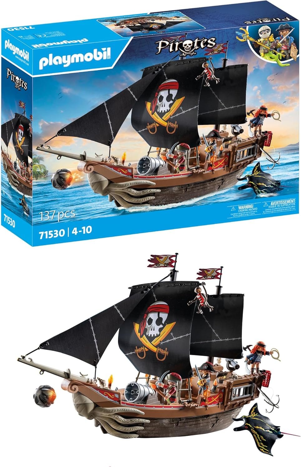 Playmobil Pirates: Large Pirate Ship