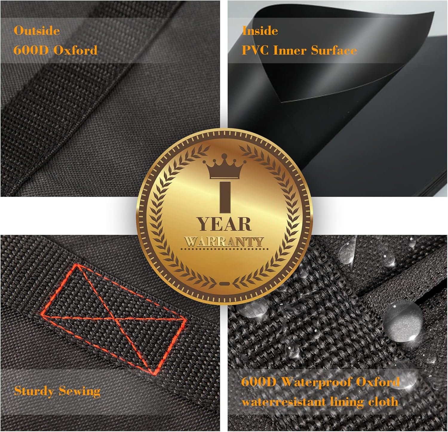 22 Inch Griddle Carry Bag Fits for Blackstone 1813 22 inch Tabletop Griddle with Hood Lid,Exclusively Fits for Blackstone Tabletop Griddle 22 inch with hood Carry Bag,600D Polyester Heavy Duty - Image 6