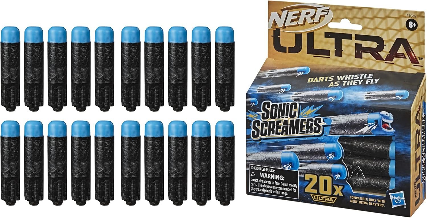 Nerf Ultra Sonic Screamers 20-Dart Refill Pack - Darts Whistle Through The Air - Compatible Only with Nerf Ultra Blasters - Image 4