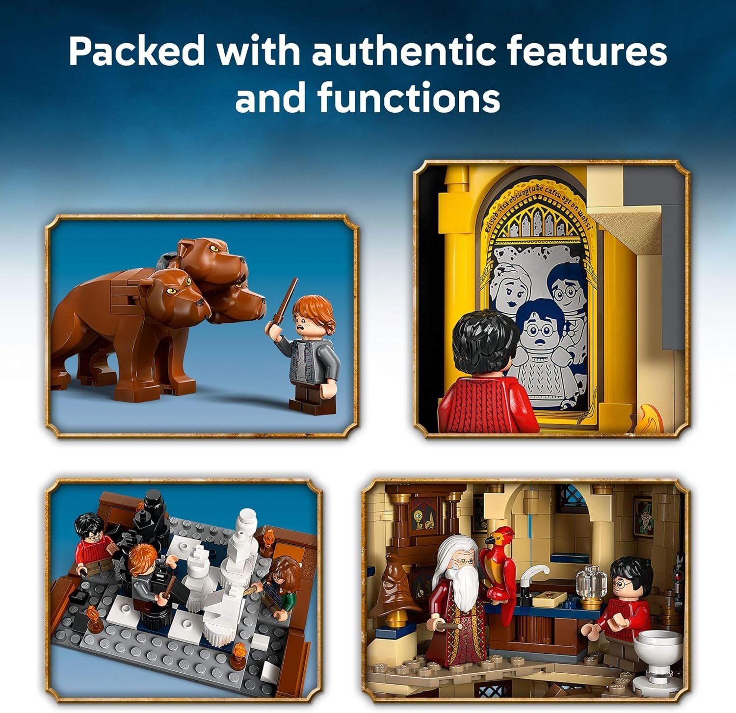 LEGO Harry Potter Hogwarts Castle: The Main Tower - Building Set for Boys and Girls, Ages 10+ - 12 Collectible Minifigures Including Harry Potter & Dumbledore - Gift for Christmas - 76454 - Image 3