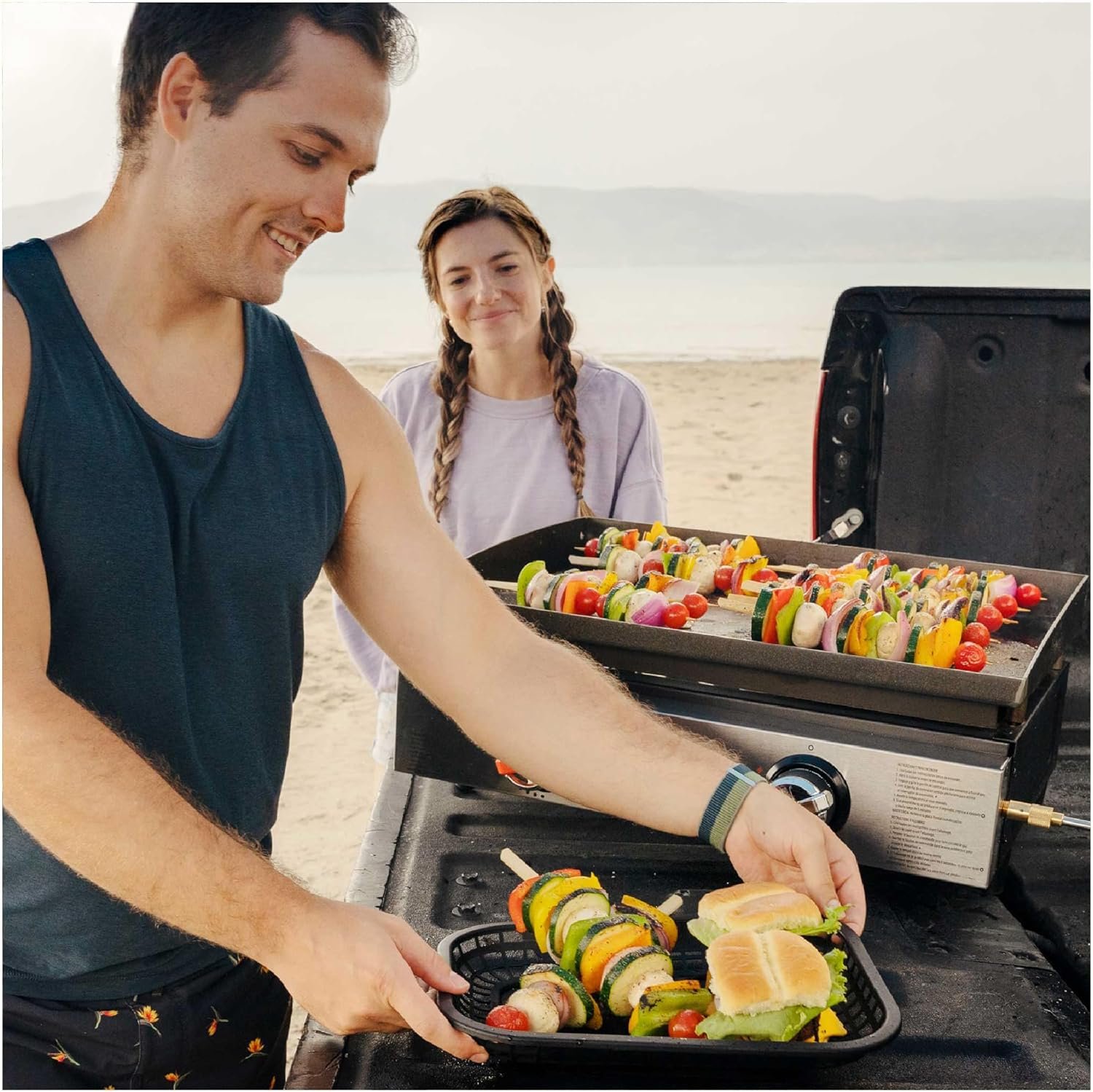 Blackstone 22 Inch Griddle Table Grill with 2 Burners - Image 4