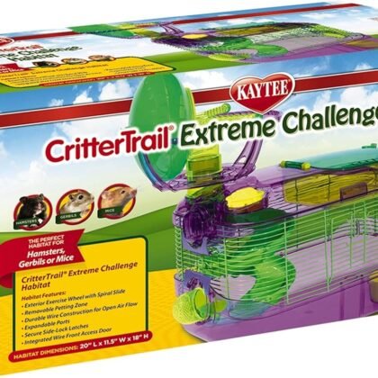 Kaytee CritterTrail Extreme Challenge Habitat for Pet Dwarf Hamsters, Gerbils or Mice