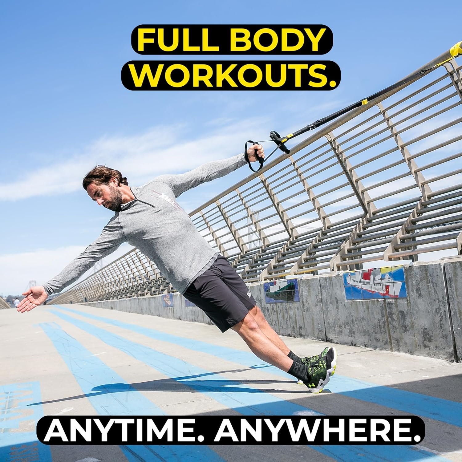 TRX GO Suspension Trainer, At Home, Portable Gym Workout, For Strength Training, Full Body Exercise Equipment - Image 9