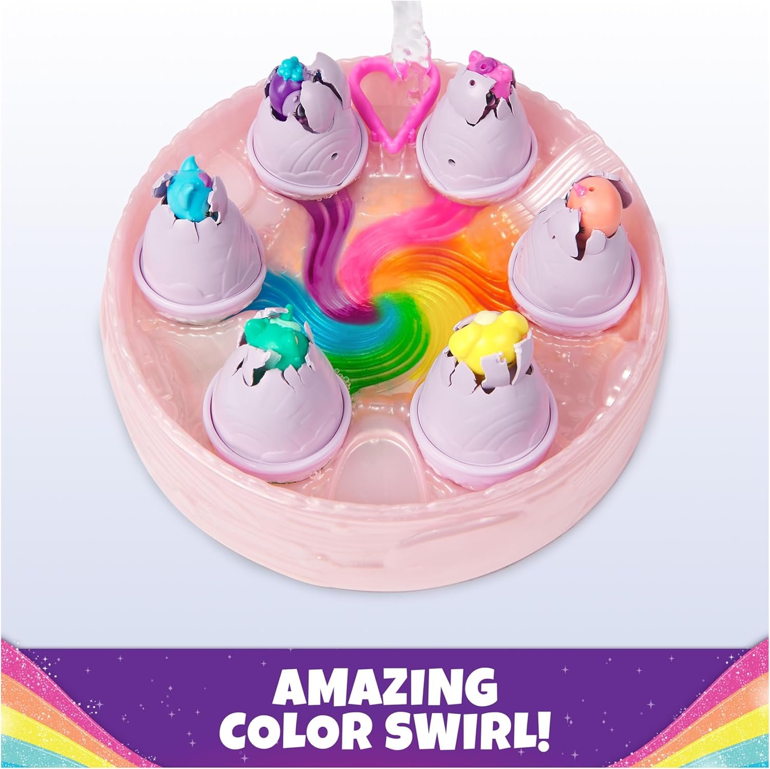 Hatchimals Alive, Rainbow Hatchery with 6 Mini Figures in Color Reveal Eggs & Over 10 Accessories, Gifts & Stocking Stuffers for Girls & Boys Ages 3 & up - Image 4