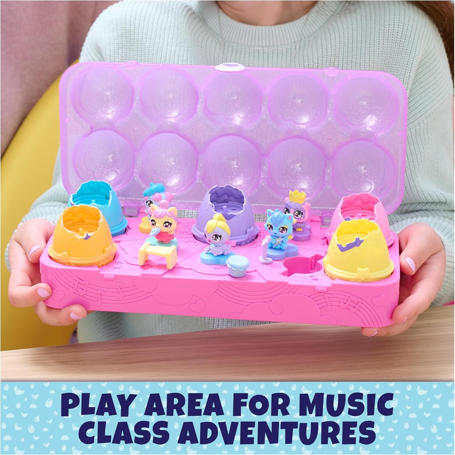 Hatchimals Alive, Egg Carton Toy with 5 Mini Figures in Self-Hatching Eggs, 11 Accessories, Gifts & Stocking Stuffers for Girls & Boys Ages 3 & up - Image 6