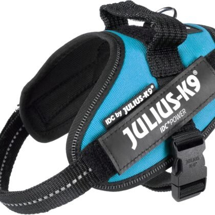 Julius-K9, 16IDC-AM-MM, IDC Powerharness, Dog Harness, Size: Mini-Mini, Aquamarine