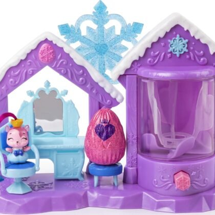 Hatchimals CollEGGtibles, Glitter Salon Playset with 2 Exclusive, for Kids Aged 5 and Up