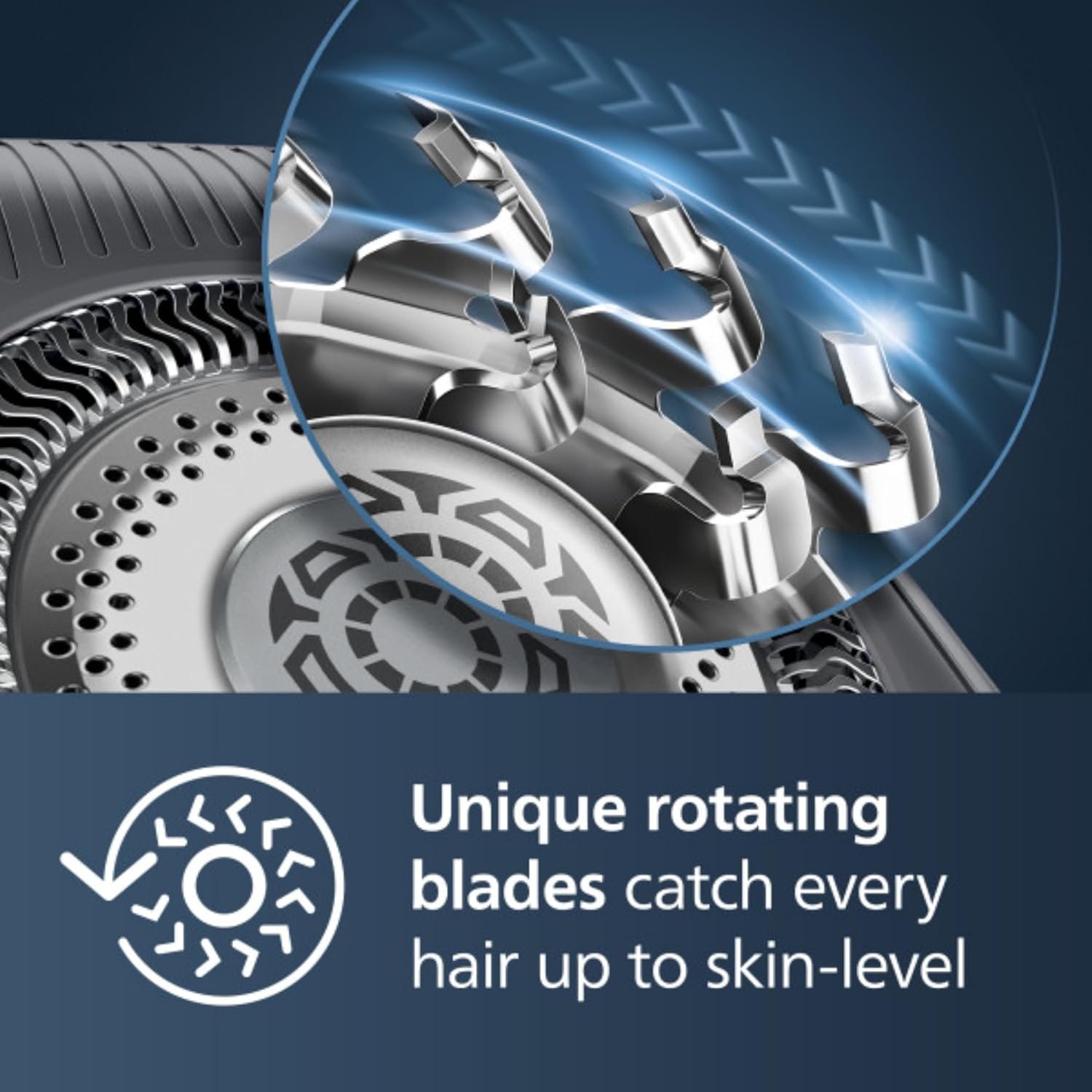 Philips Shaver Series 9000 Wet and Dry Electric Shaver, with Lift and Cut Shaving System and SenseIQ Technology, Pop-up Trimmer - Image 3