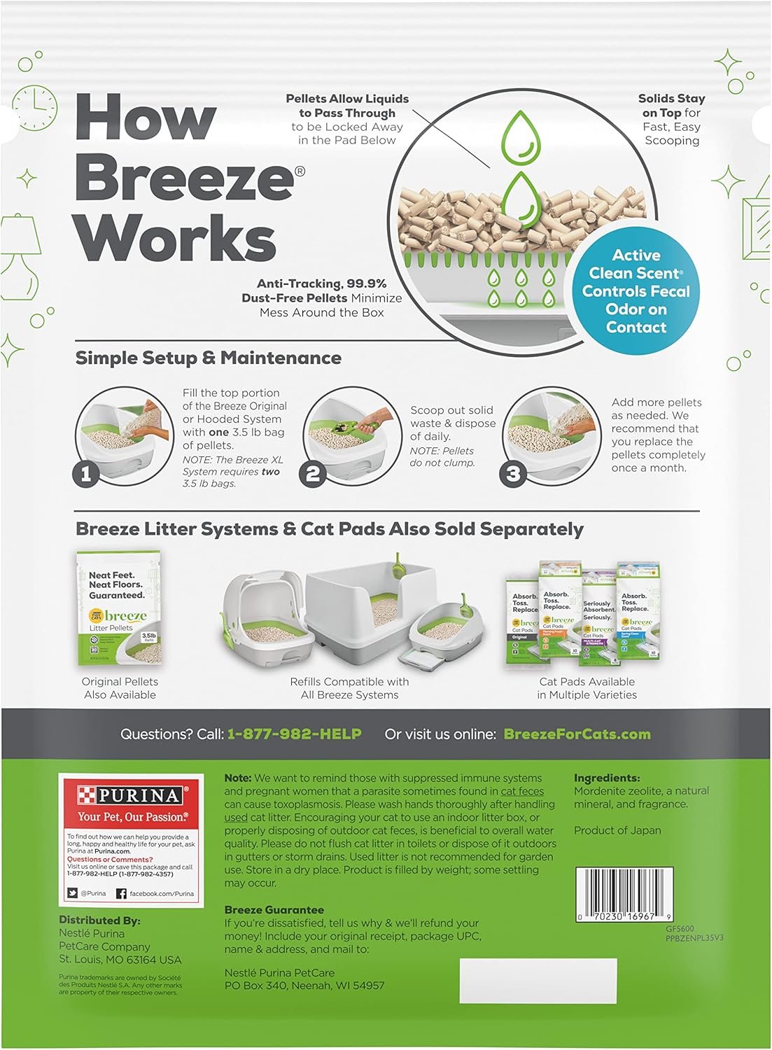 Purina Tidy Cats Breeze Litter Pellets, Enhanced Litter Pellets 3.5 lb (Pack of 2) - Image 3