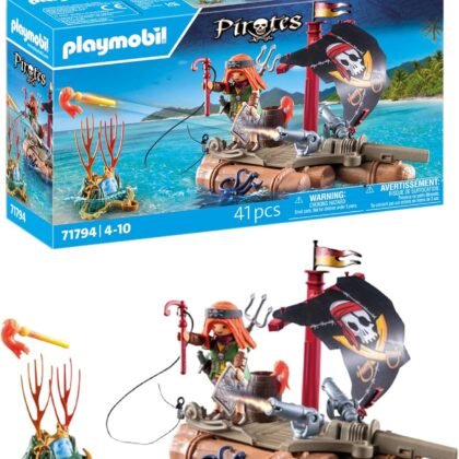 Playmobil Pirate Raft with Treasure