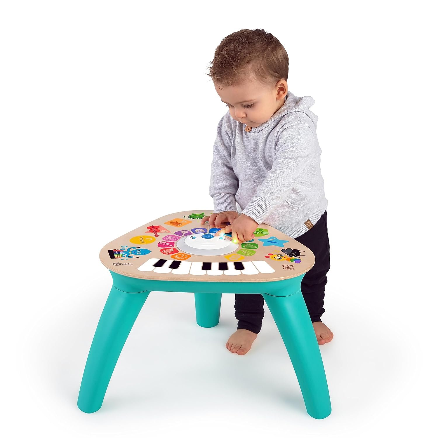 Baby Einstein Clever Composer Tune Table Magic Touch Electronic Wooden Activity Toddler Toy, Ages 6 Months + - Image 2