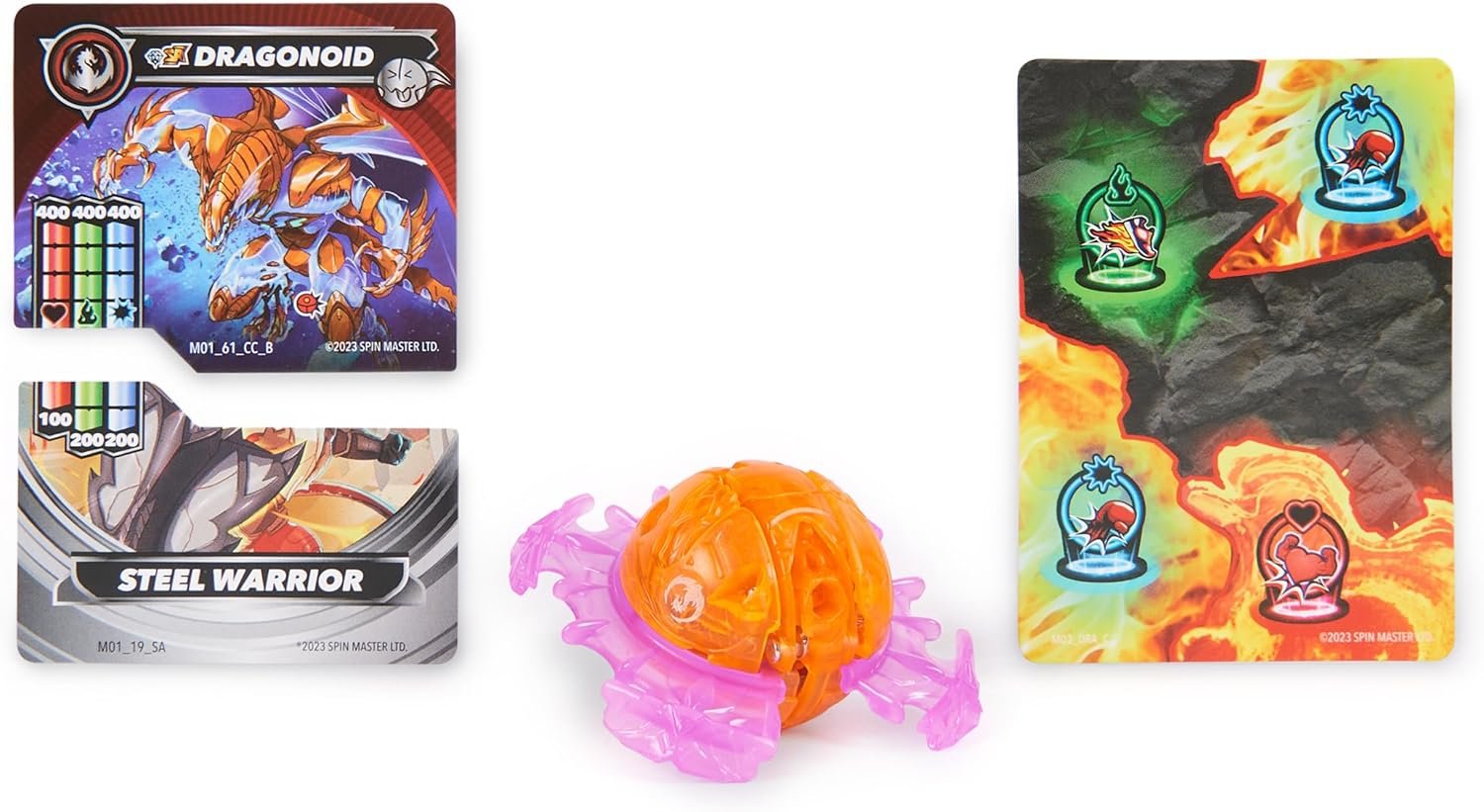 Bakugan Brawl Zone Compact Playset with Special Attack Dragonoid, Customizable Action Figure, Trading Cards, Kids Toys for Boys and Girls 6 and up - Image 7