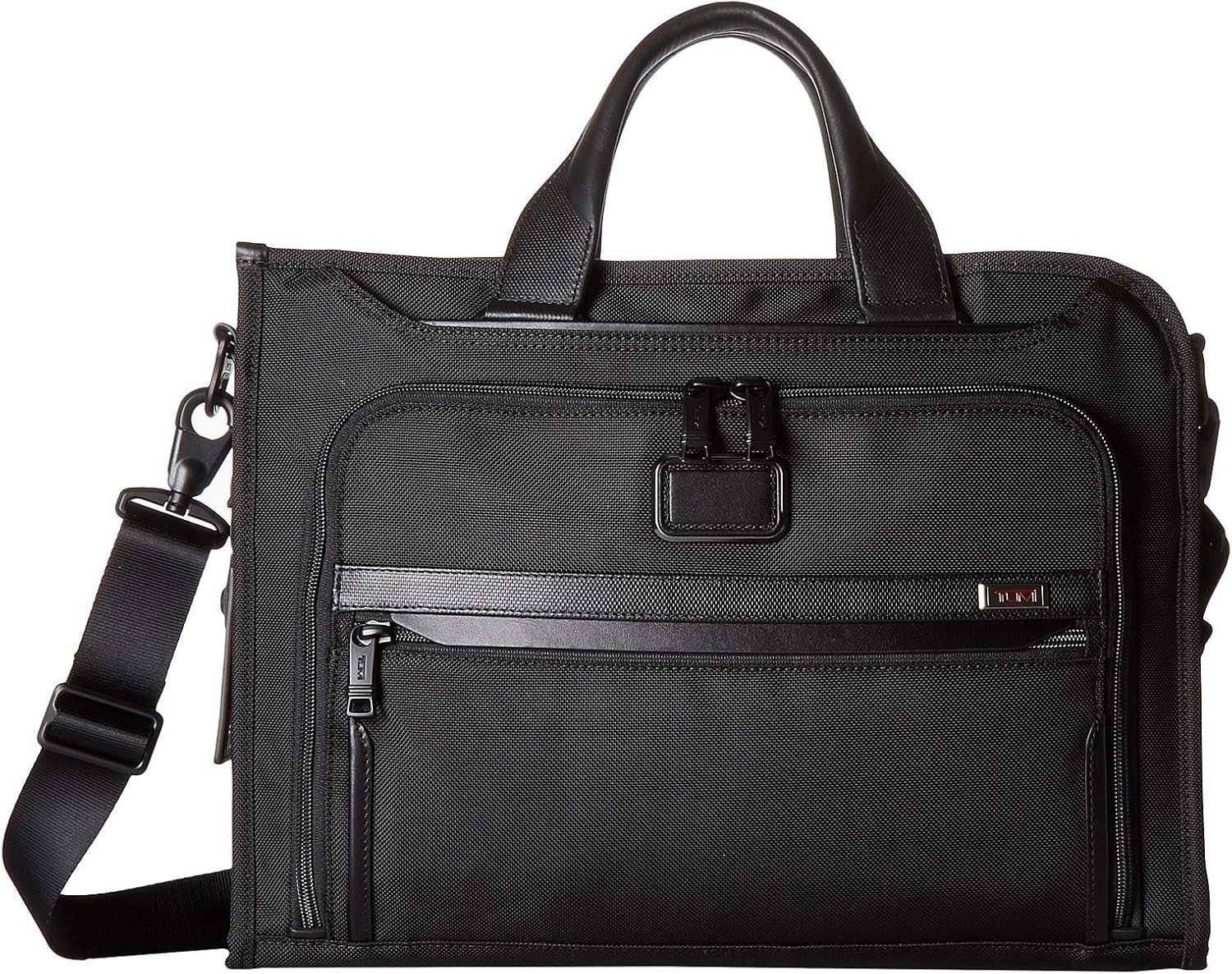 TUMI - Alpha Slim Deluxe Portfolio - Men's Compact Travel & Office Briefcase - Laptop and Tablet Bag - Black - Image 4