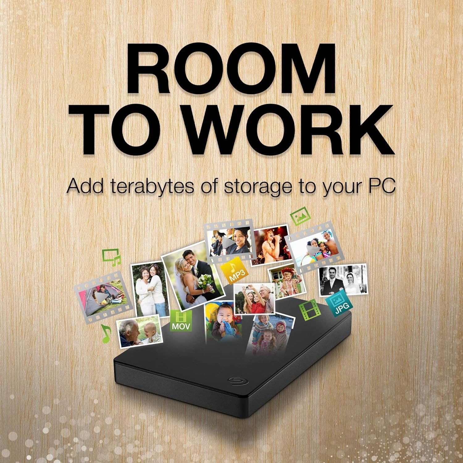 Seagate Portable 4TB External Hard Drive HDD – USB 3.0 for PC, Mac, Xbox, & PlayStation - 1-Year Rescue Service (SRD0NF1) - Image 7