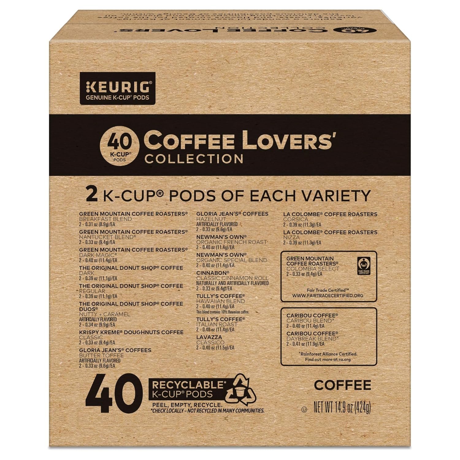 Keurig® Coffee Lover's Collection Variety Pack, Keurig Single Serve K-Cup Pods, 40ct - Image 11