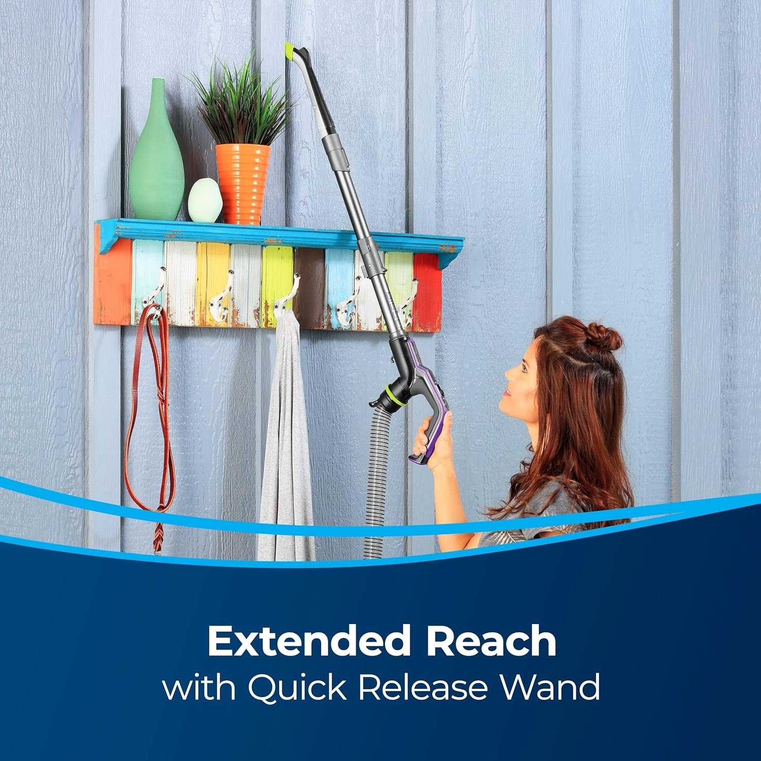 BISSELL 24613 Pet Hair Eraser Turbo Plus Lightweight Vacuum, Tangle-Free Brush Roll, Powerful Pet Hair Pick-up, SmartSeal Allergen System, Specialized Pet Tools, Easy Empty Dirt Tank - Image 6