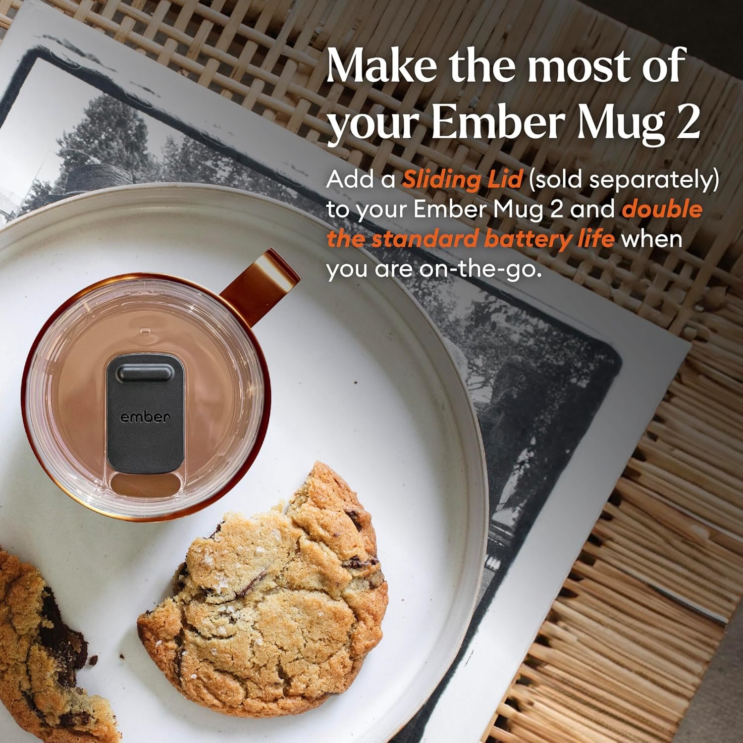 Ember Temperature Control Smart Mug 2, 10 Oz, App-Controlled Heated Coffee Mug with 80 Min Battery Life and Improved Design, Copper - Image 4