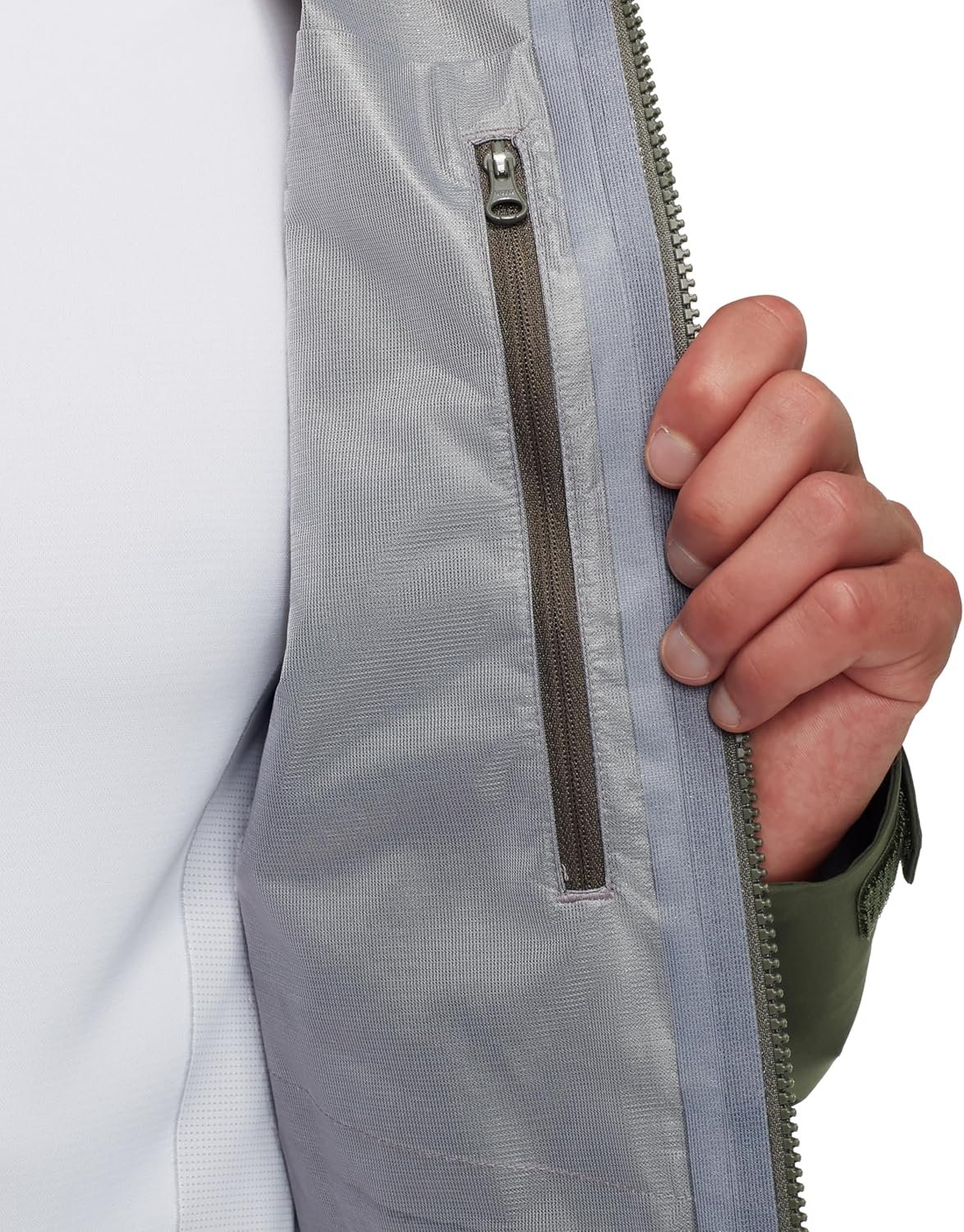 Mammut Outdoor Hardshell Hooded Mens Jacket, Waterproof, Lightweight, Breathable Hiking and Trail Running Jacket - Image 9