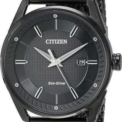 Citizen Men's Sport Casual 3-Hand Eco-Drive Watch, Date, Patterned Dial