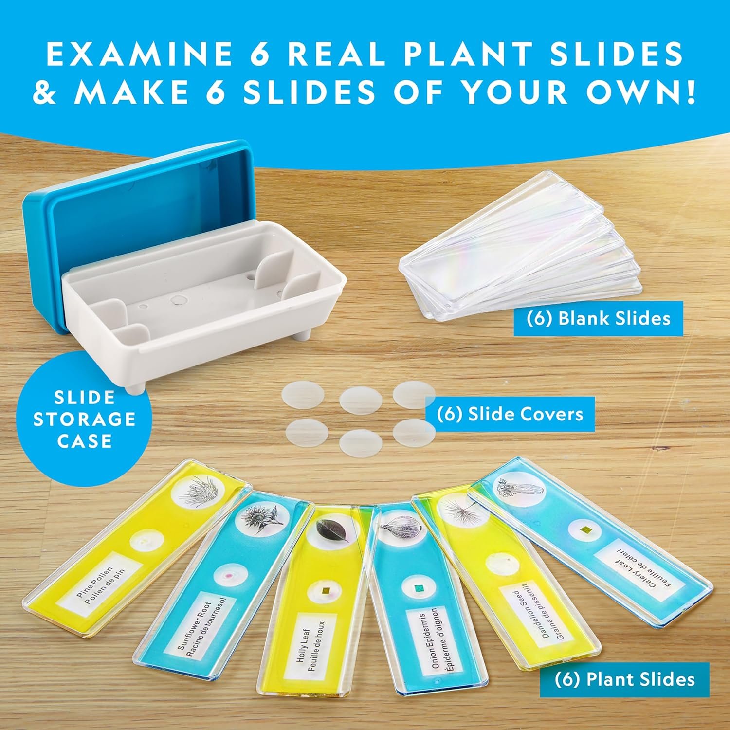 NATIONAL GEOGRAPHIC Microscope for Kids - Science Kit with an Easy-to-Use Kids Microscope, Up to 400x Zoom, Blank and Prepared Slides, Rock & Mineral Specimens, STEM Project Toy - Image 7