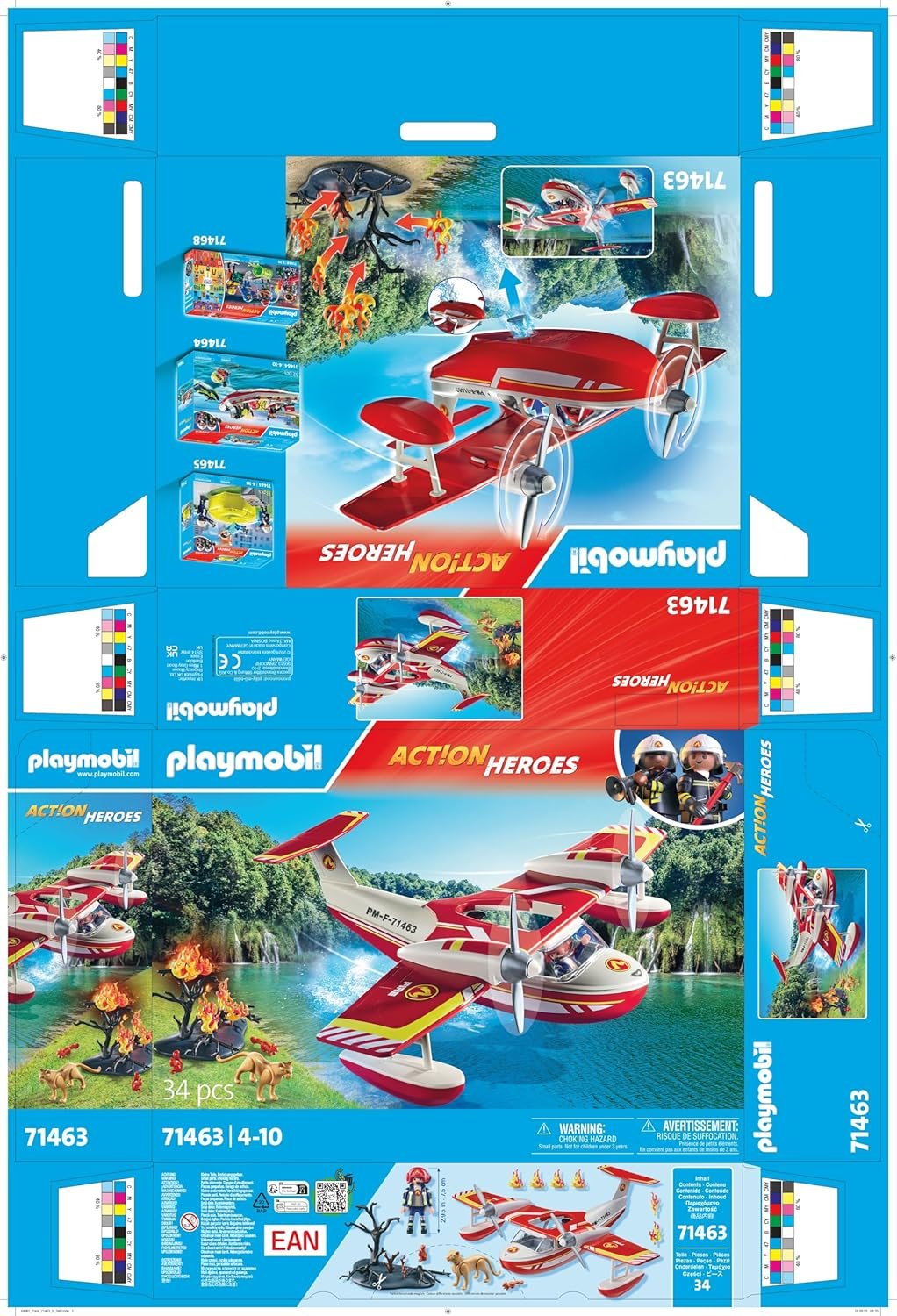 Playmobil Firefighting Seaplane - Image 9