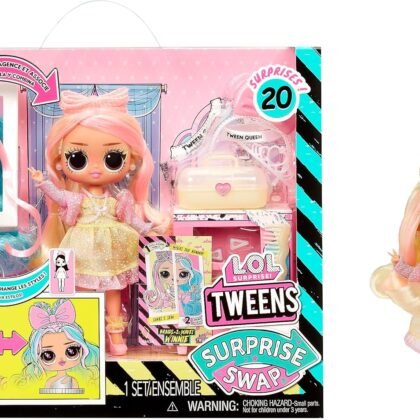 L.O.L. Surprise! Tweens Surprise Swap Braids-2-Waves Winnie Fashion Doll with 20+ Surprises Including Styling Head and Fabulous Fashions and Accessories – Great Gift for Kids Ages 4+