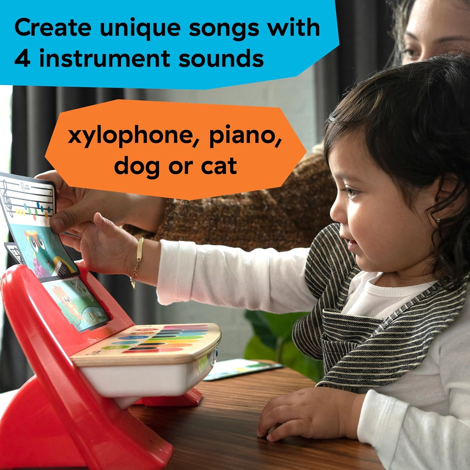 Baby Einstein Cal’s First Melodies Magic Touch Wooden Piano Musical Baby Toy, Ages 6 Months + - Image 3