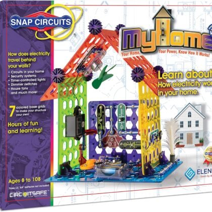 Snap Circuits Elenco My Home Electronics Building Kit for Kids Ages 8 and Up