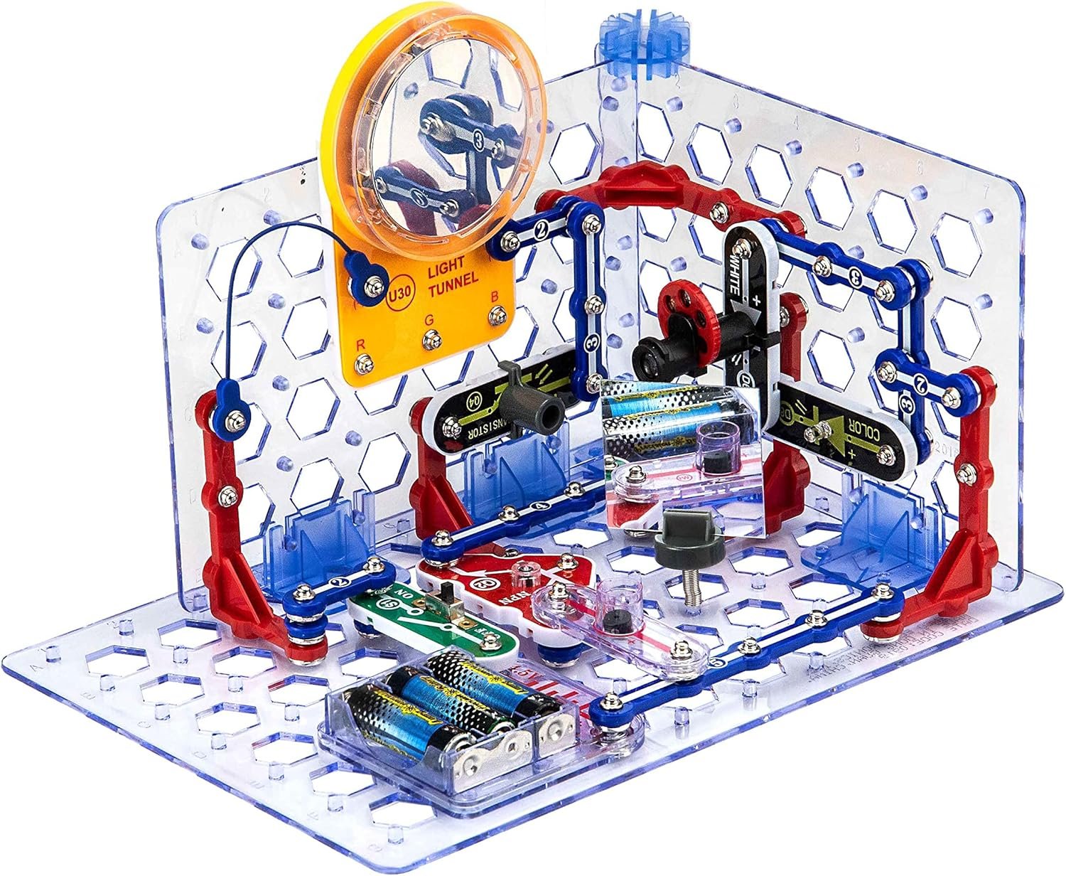 Snap Circuits 3D Illumination Electronics Exploration Kit | Over 150 STEM Projects | Full Color Project Manual | 50 Parts | STEM Educational Toys for Kids 8+ - Image 5