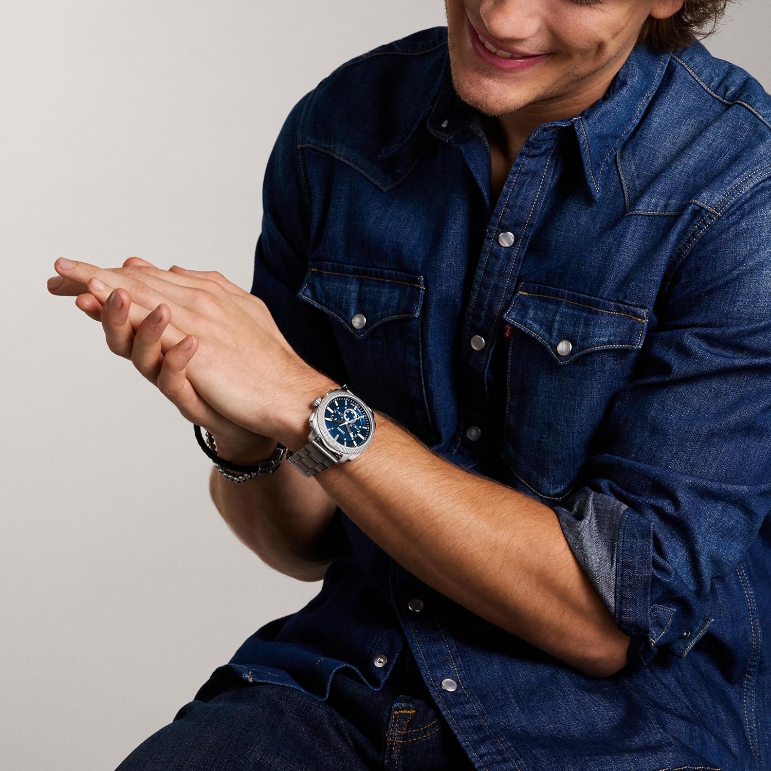 Fossil Men's Machine Chronograph Stainless Steel Watch - Image 5