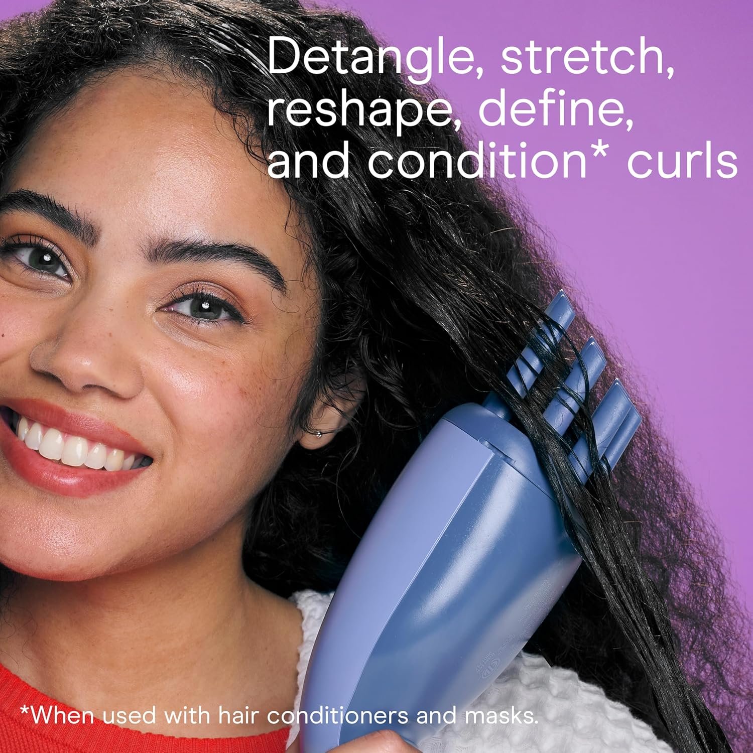 Infiniti PRO CONAIR Steam Therapy Hair Steamer, Portable Hair Steamer with 7" Diffuser Attachment, 30-Second Heat-Up, Penetrating Steam Helps Detangle, Reshape, and Volumize Curls, Blue - Image 7