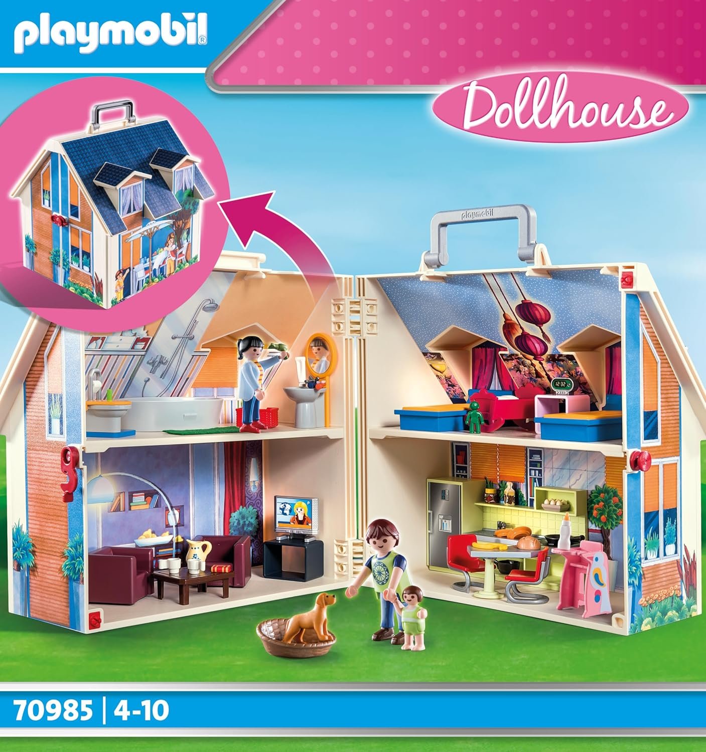 Playmobil Take Along Dollhouse - Image 9