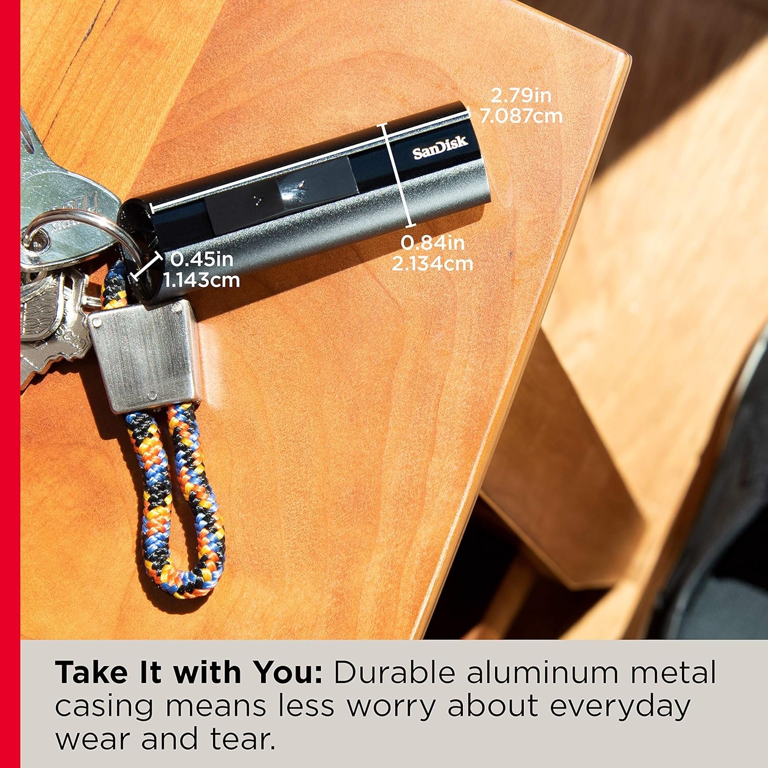 SanDisk 1TB Extreme PRO USB 3.2 Solid State Flash Drive - Up to 420MB/s, Durable Aluminum Metal Casting - SDCZ880-1T00-GAM46 - Image 2