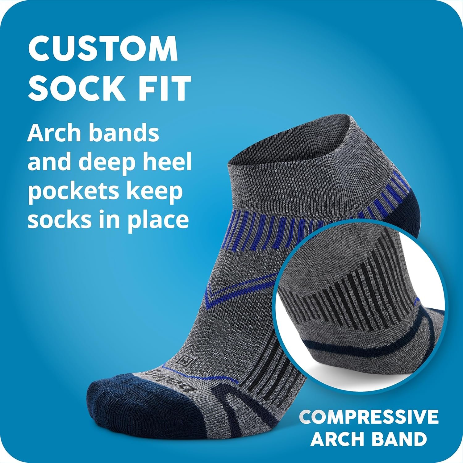 Balega Enduro V-Tech Quarter Socks For Men and Women (1 Pair) (2016 Model) - Image 8