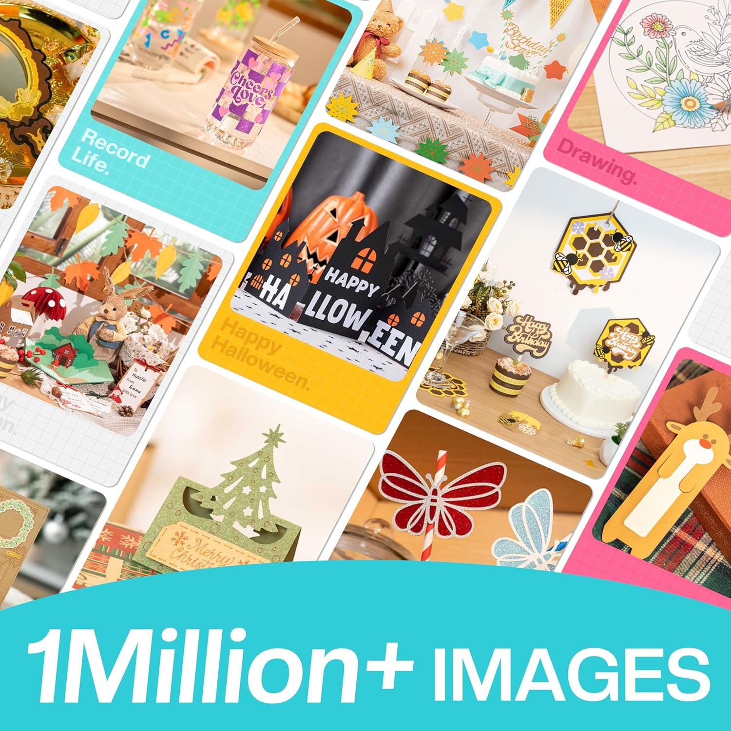 Likcut Vinyl Cutter Machine, Upgrade Cutting Machine Glee S501 for DIY Joy, Portable Smart Cutting Tool for Crafter, Sticker Decal Maker Printing for Resin Charms, Art Resin & Jewelry-Making Projects - Image 6