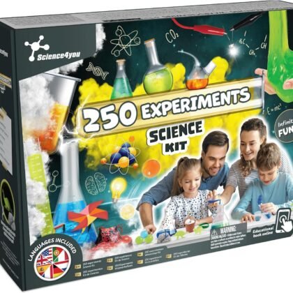 Science4you 250 Science Experiments for Kids – Have Hours of Fun with This Educational Science Kit, Learn Physics, Chemistry, Geology & Biology, Educational Toys, Gifts for Boys & Girls 8 9 10 11+