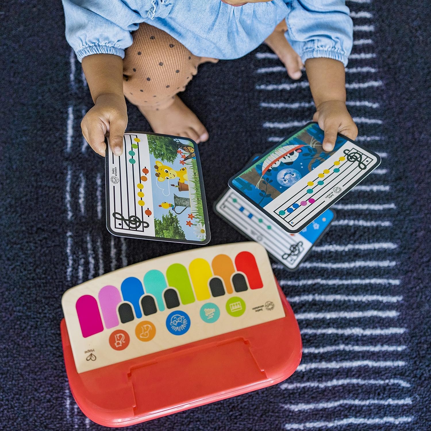Baby Einstein Cal’s First Melodies Magic Touch Wooden Piano Musical Baby Toy, Ages 6 Months + - Image 8
