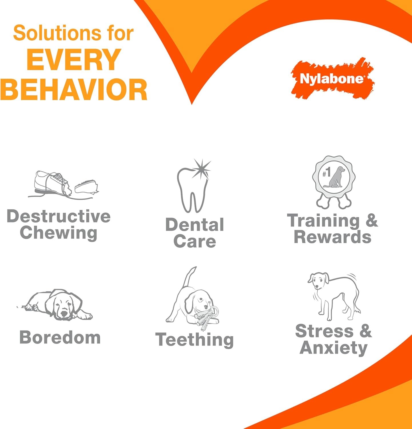 Nylabone Axis Bone Power Chew Toy for Dogs, Dog Toys for Aggressive Chewers, Vanilla Flavor, Small - Up to 25 Ibs, 1 Count - Image 9