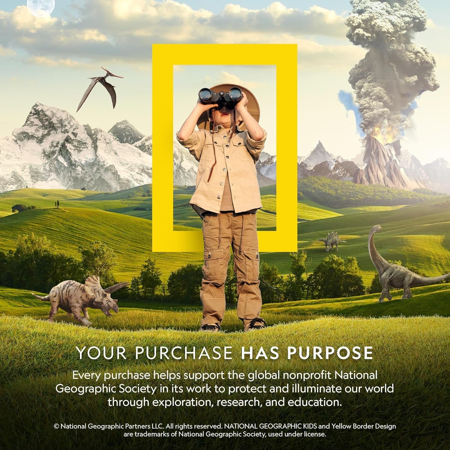 National Geographic Light-Up Dinosaur Terrarium Kit for Kids – Build a Prehistoric Habitat with Play Sand, Real Gemstones & Dino Figures, Science Activity Kit for Boys & Girls - Image 8