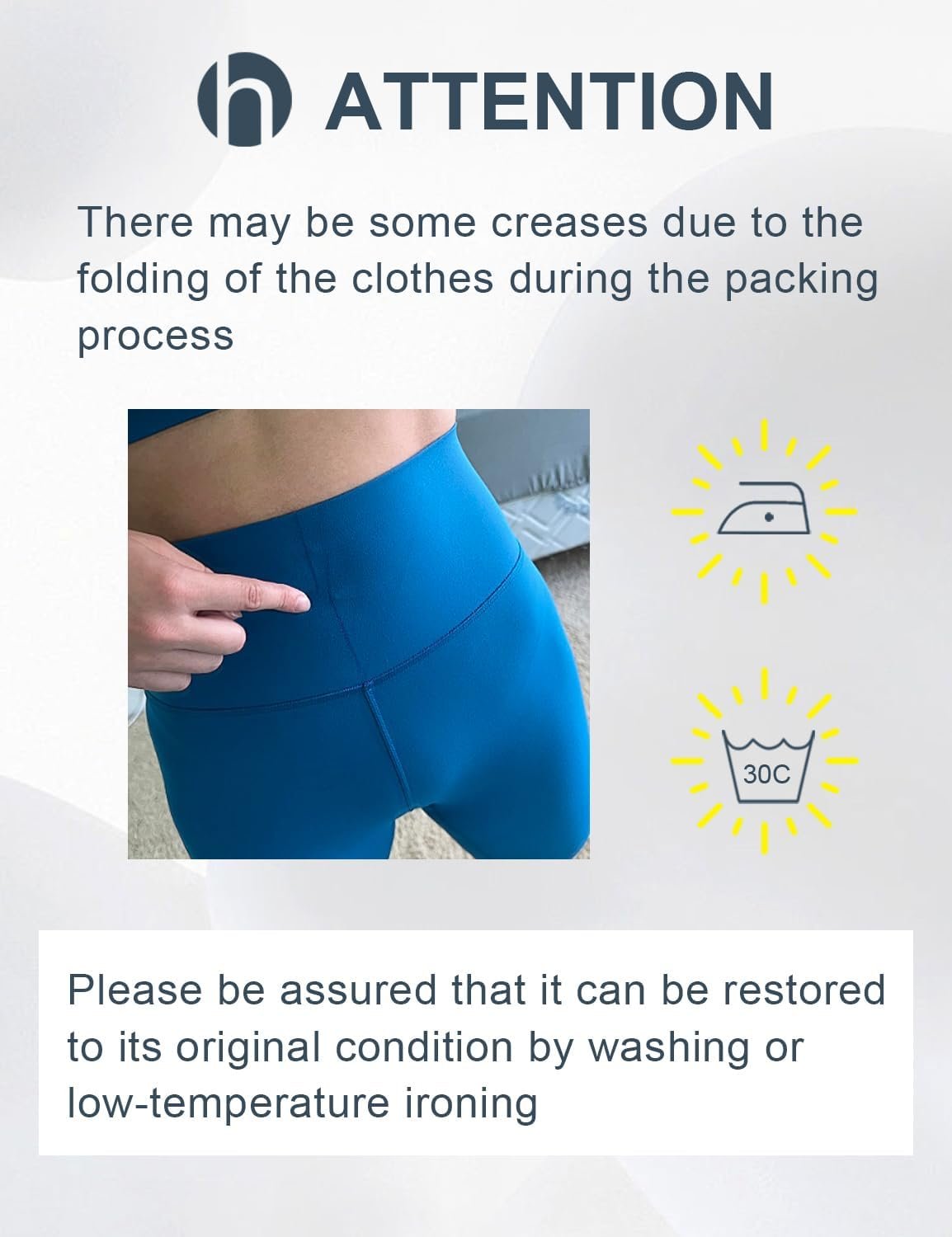 HeyNuts Workout Pro Leggings 28'', Compression High Waisted Workout Pants Full Length - Image 7