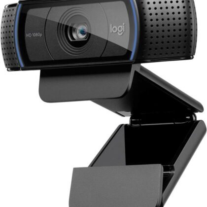 Logitech HD Pro Webcam C920, Widescreen Video Calling and Recording, 1080p Camera, Desktop or Laptop Webcam