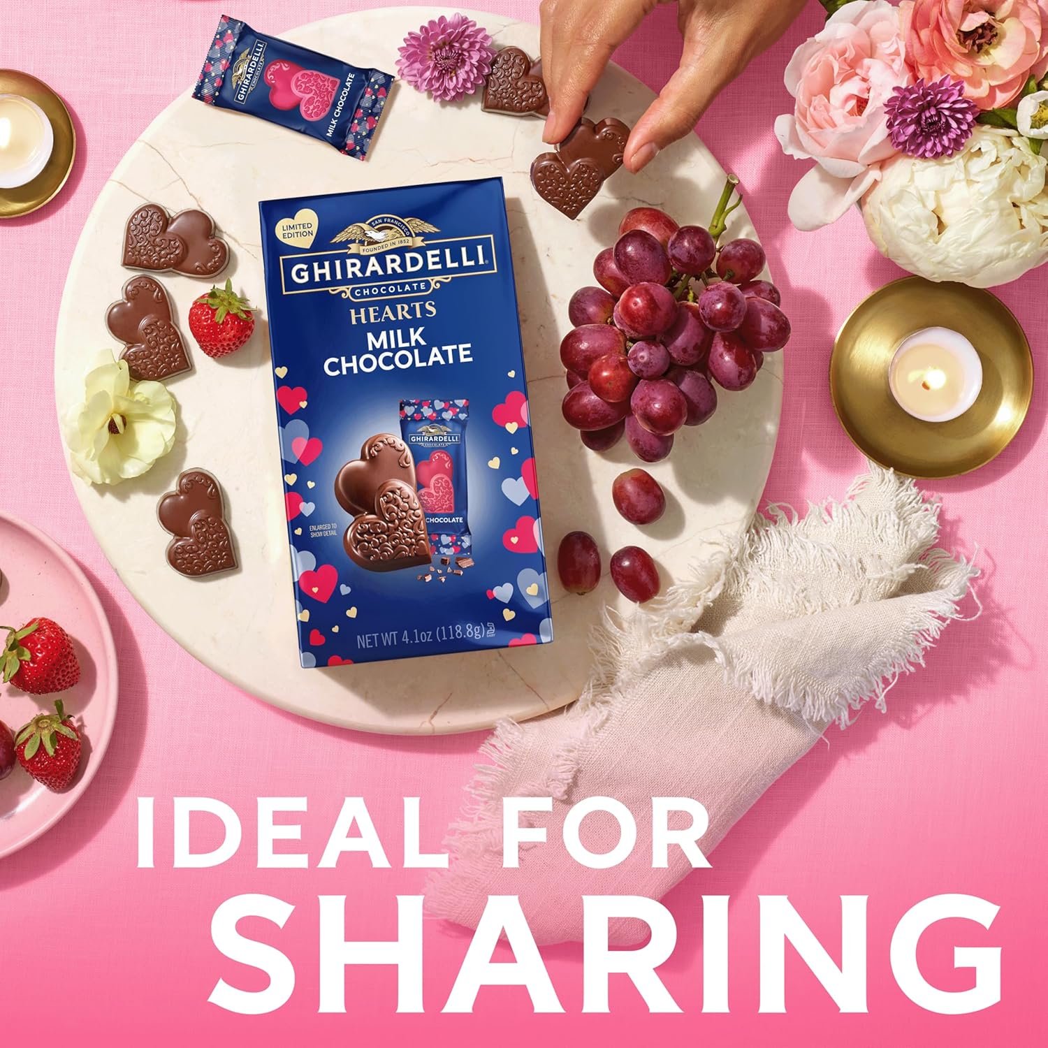 Ghirardelli Milk Chocolate Duet Hearts - 5.9oz. (Pack of 2) - Image 6